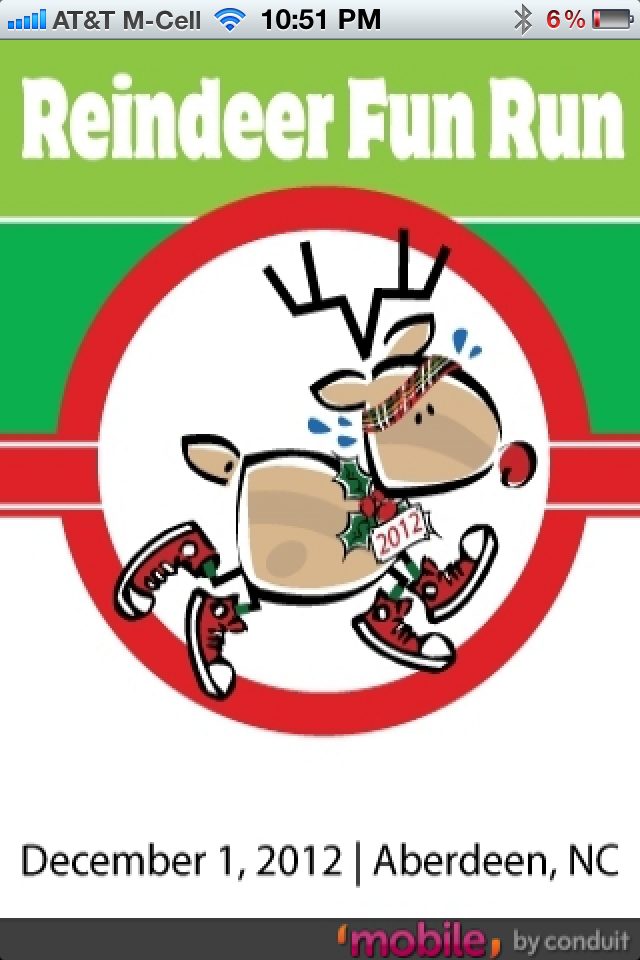 Iphone App Reindeer Fun Run