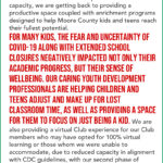 Boys and Girls Club quote pandemic response